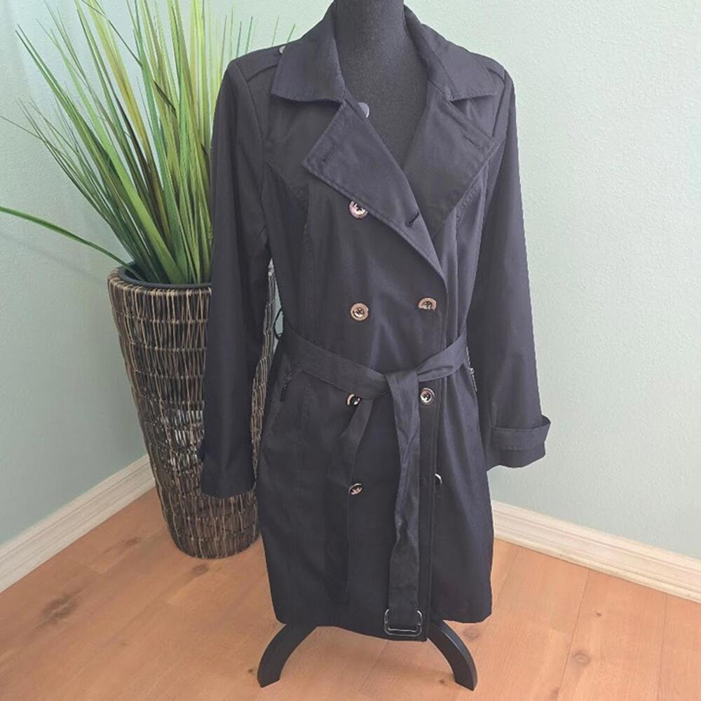 Roz & Ali Double Breasted Trench Coat – Women’s XL